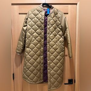 Kit and Ace long quilted jacket